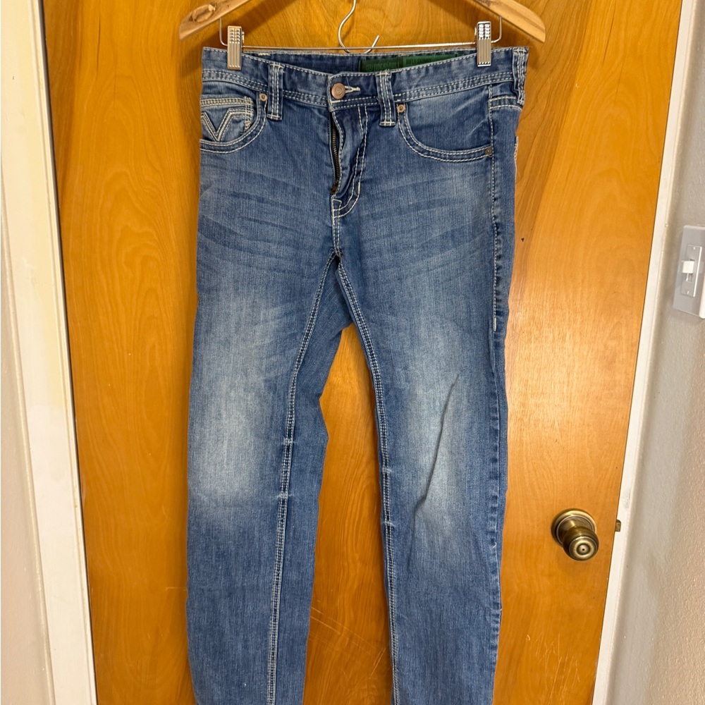 Classic Denim Straight-Leg Jeans for Men
